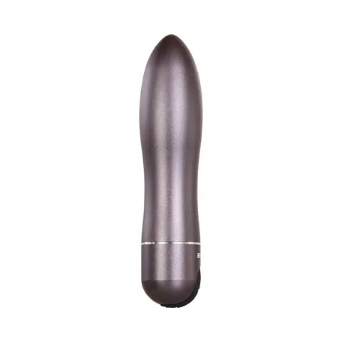 Evolved Travel-Gasm Rechargeable Metal Bullet Vibrator With Carrying Case Gunmetal