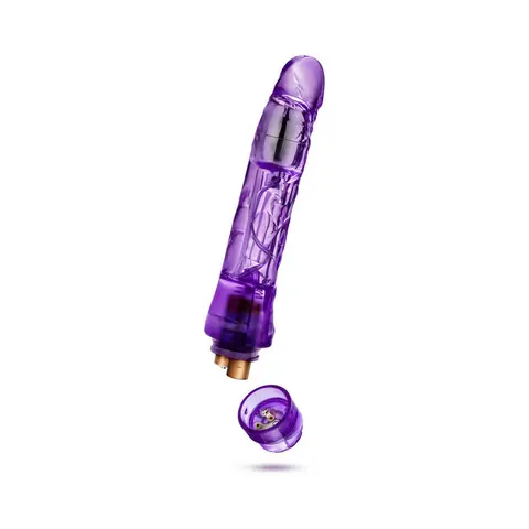 Naturally Yours Mambo Vibe Realistic 9 in. Vibrating Dildo in Purple