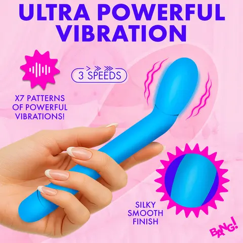 BANG! Slim G-Spot Vibrator in Blue