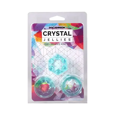 Crystal Jellies Performance Ring Set in Teal