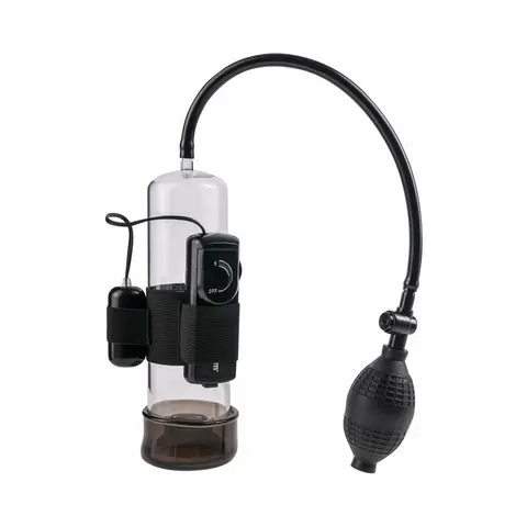 Classix Vibrating Power Pump Clear/Black
