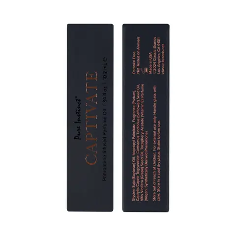 Pure Instinct Pheromone Perfume Oil Captivate 10.2 Ml | 0.34 Ml