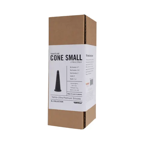 Tantus Cone Small Dildo Onyx (Box)