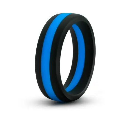 Performance Silicone Go Pro Cock Ring Black/Indigo/Black