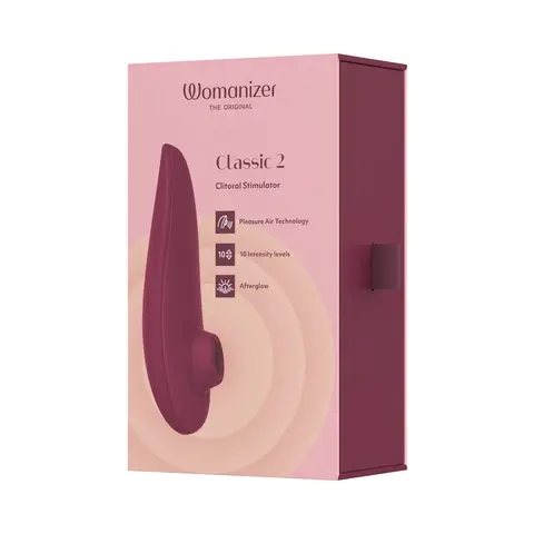 Womanizer Classic 2 Rechargeable Silicone Pleasure Air Clitoral Stimulator