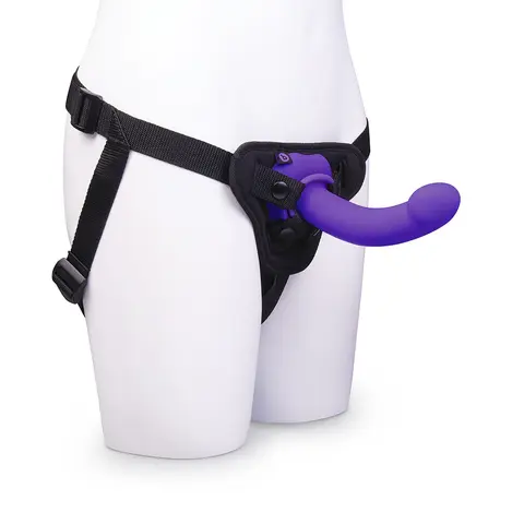 b-Vibe Vibrating Curved Strap-On Kit