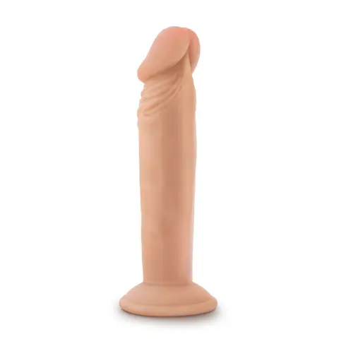 Dr. Skin Plus Realistic 6 in. Triple Density Posable Dildo Beige