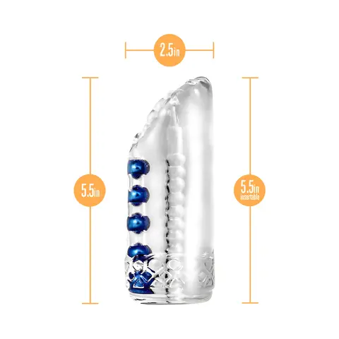 M for Men Snatch Vagina Stroker Clear