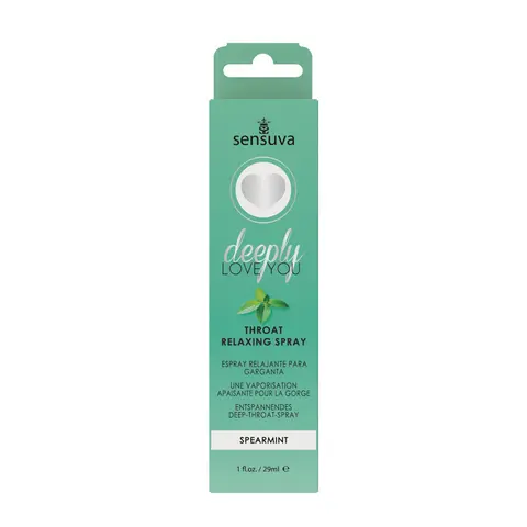 Sensuva Deeply Love You Throat Relaxing Spray Spearmint 1 oz.