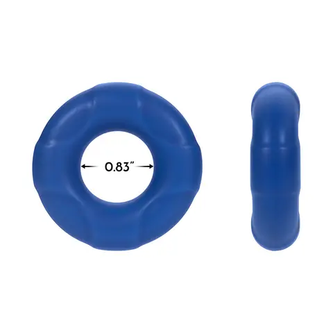 Forto F-33 Liquid Silicone Cockring Medium in Blue