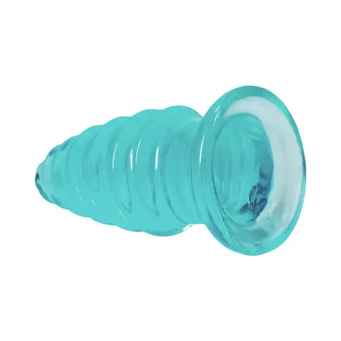 Crystal Jellies Anal Twist 6 in. in Teal