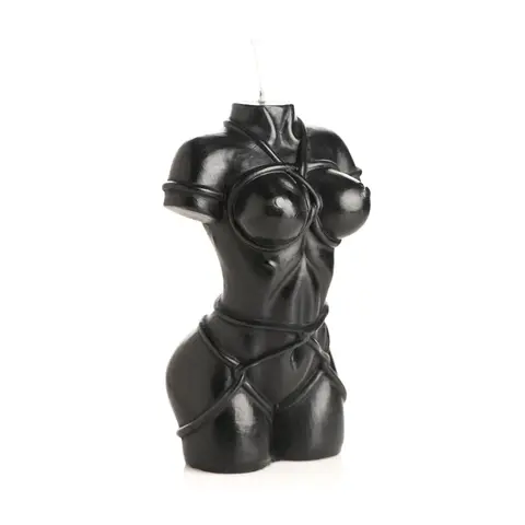 Master Series Bound Goddess Drip Candle in Black