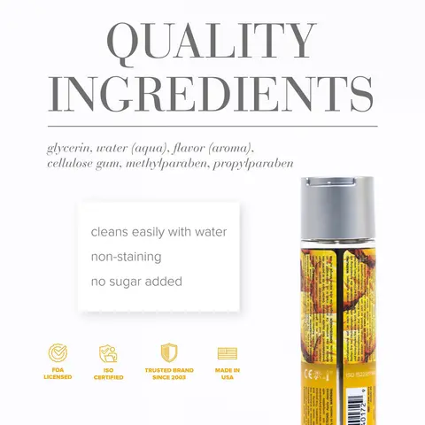 JO H2O Juicy Pineapple Flavored Water-Based Lubricant 4 oz.