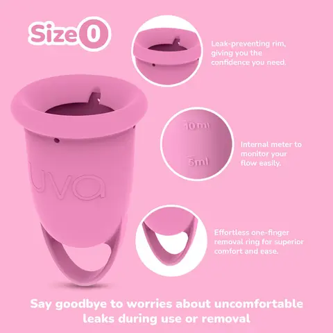 Uva Cup 0 Menstrual Cup Set