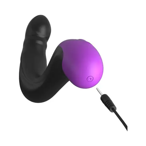 Anal Fantasy Elite Collection Rechargeable Silicone Hyper-Pulse P-Spot Massager Black