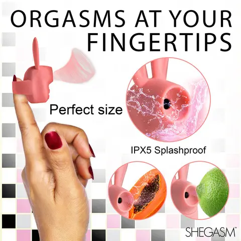 Shegasm Sucky Bunny Clit Stimulator in Pink
