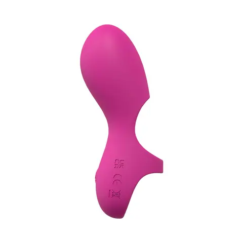 LoveLine Joy 10 Speed Finger Vibe Silicone Rechargeable Waterproof in Pink