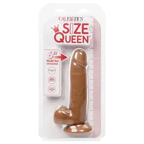 Size Queen Brown 6 in.