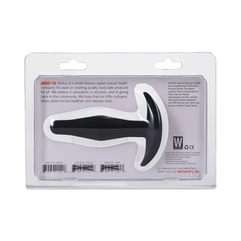 Tantus Little Flirt Anal Plug Onyx