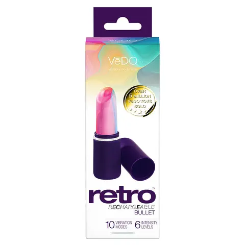 VeDO Retro Rechargeable Bullet in Purple