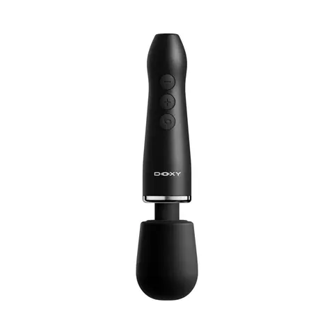 Doxy Go Travel-Sized Wand Massager in Black