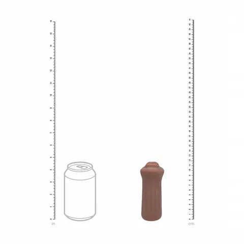 Xkin Raw The Grip Stroker in Brown