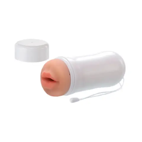 Happy Ending Self-Lubricating Shower Stroker - Mouth