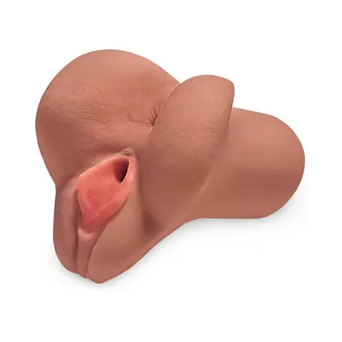 PDX Plus Pick Your Pleasure Dual Entry Stroker in Tan