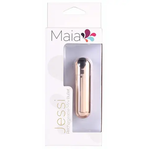 Maia Jessi Rechargeable Mini Bullet in Rose Gold