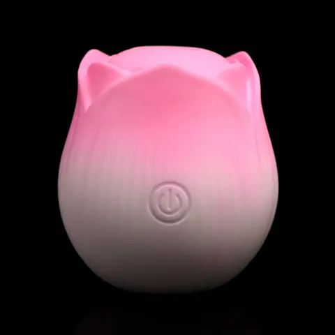 Bloomgasm Pulsing Petals Throbbing Rose Stimulator in Pink