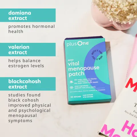 Menopause Relief Patches (AM/PM) by plusOne®