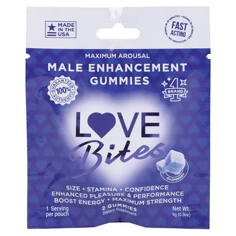 Love Bites Male Sensual Gummies 2-Pack Singles