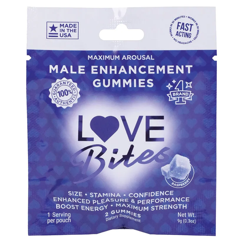 Love Bites Male Sensual Gummies 2-Pack Singles