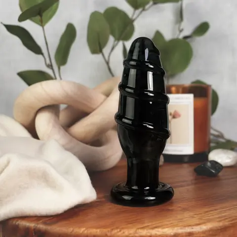 Clarity Utopian Mirage Noir Glass Plug
