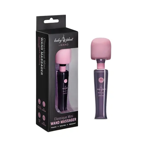 Baby Phat x Le Wand Classique Mini Rechargeable Vibrating Massager Deep Purple