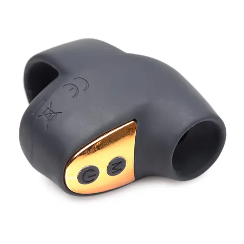 Shegasm Mini 12X Mini Silicone Clit Stimulator in Black