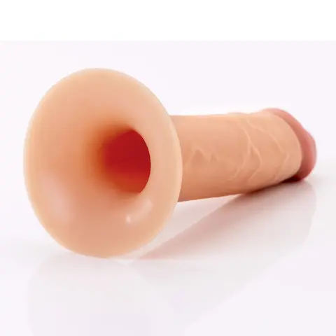 Fantasy X-Tensions Elite Hollow Silicone Strap-On 6 in. in Light