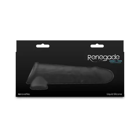 Renegade Annex Thin Penis Extension in Black