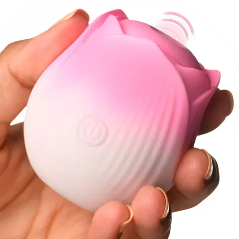 Bloomgasm Pulsing Petals Throbbing Rose Stimulator in Pink