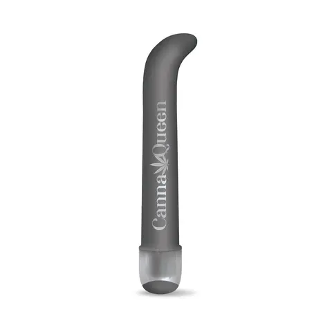 Prints Charming Buzzed 7" G-Spot Vibe - Canna Queen - Gray