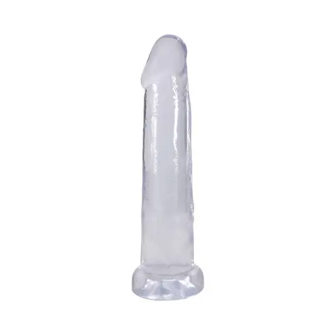 Crystal Jellies Realistic Cock 9 in. in Clear