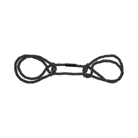 Merci Restrain 6mm Hemp Wrist or Ankle Cuffs in Black