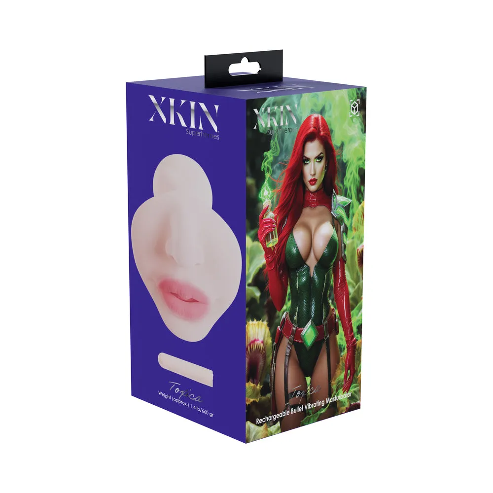 XKIN Toxica Mouth Masturbator with Vibrating Bullet