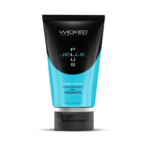 Wicked Jelle Plus Anal Lubricant with Relaxants 4 oz.