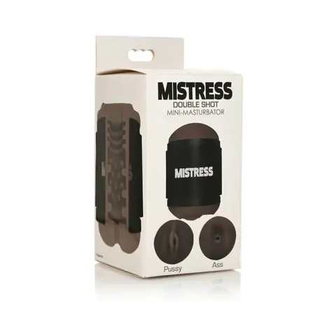 Curve Toys Mistress Double Shot Mini Masturbator Pussy & Ass in Dark
