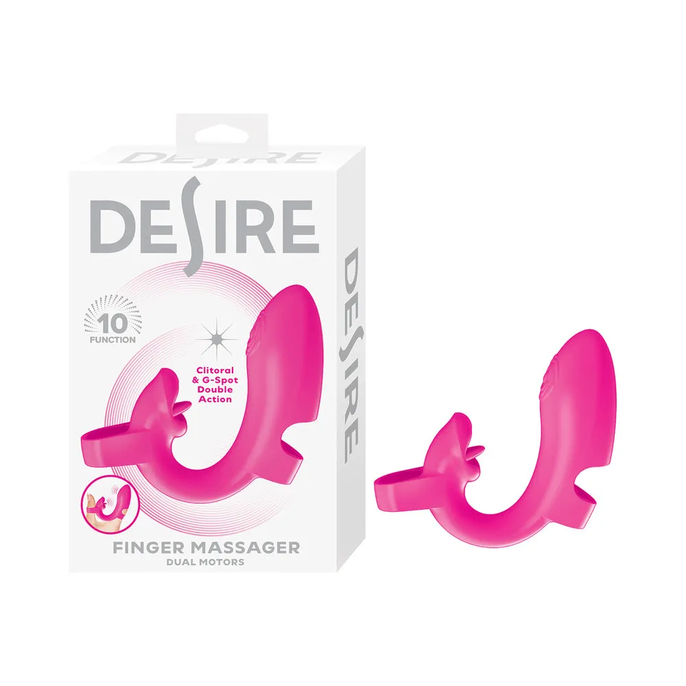 Desire Finger Massager in Pink