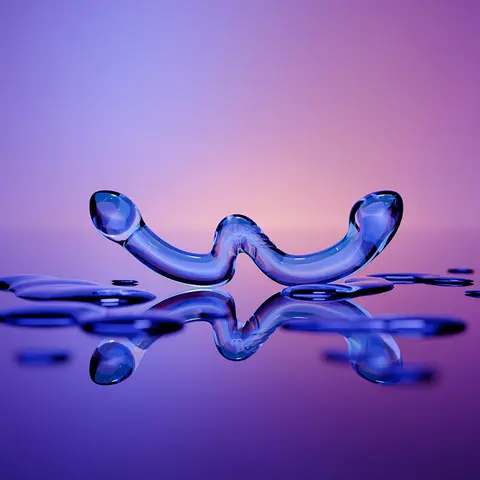 Biird x Wicul OhWii Double-Ended Glass Dildo for G-Spot & P-Spot