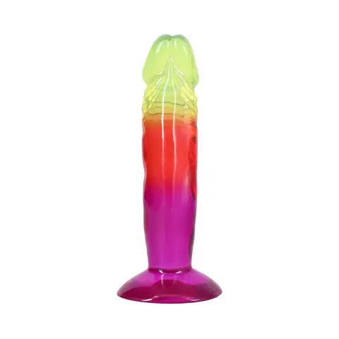 Crystal Jellies 6.5 in. Dong Rainbow