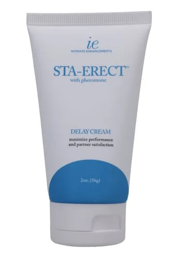 Intimate Enhancements Sta-Erect with Pheromone - Delay Cream for Men