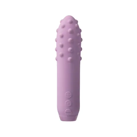 Je Joue Duet Rechargeable Silicone Multi-Surfaced Bullet Vibrator in Lilac